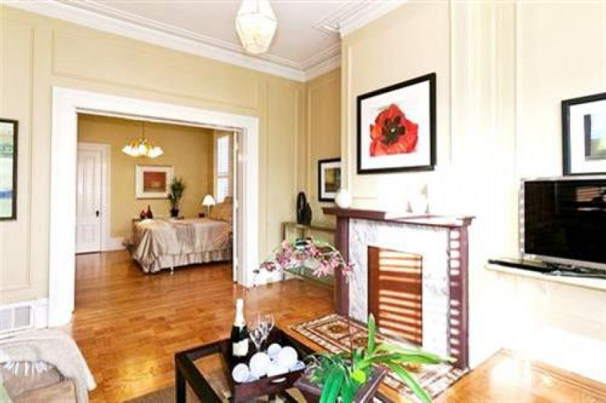 Living Room and Parlor. Double french doors allow for versatile function. Resource #256667: image #4