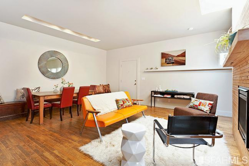 The dining area has bench seating and recessed lighting. Resource #270649: image #7