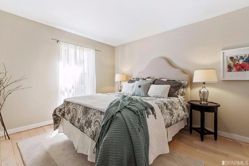 Bedroom has room for a dresser and other storage. Queen sized bed pictured here. Resource #315375: image #18