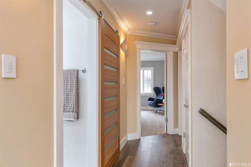 Find remodeled bathrooms behind carriage doors. You'll appreciate the dynamic Ketra LED lighting as it mimics natural lighting. Resource #337080: image #16