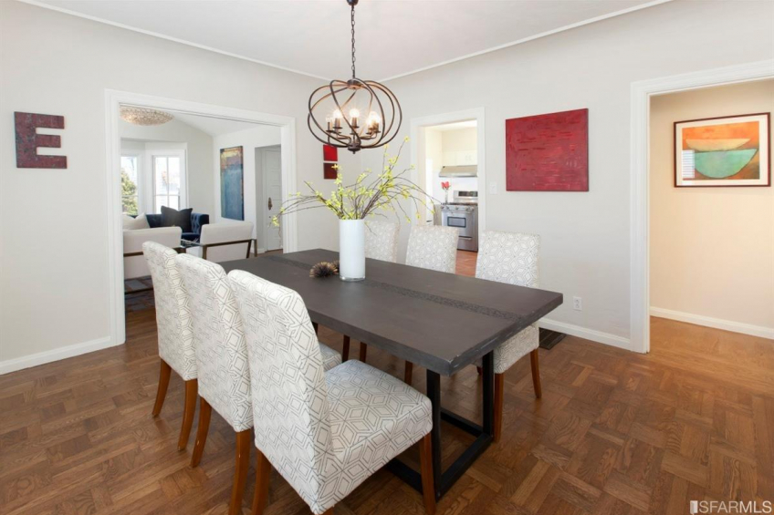 This expansive dining room could accommodate an even larger dining table. Resource #349379: image #4