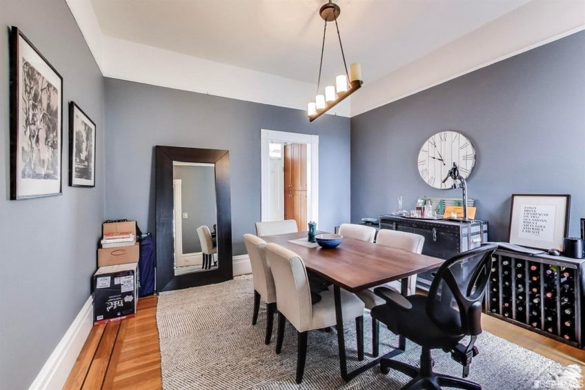 246A Top floor Flat: Dining room that opens to the kitchen beyond Resource #375029: image #25